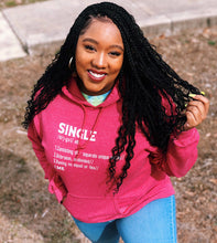 Load image into Gallery viewer, "SINGLE" Unisex Hoodie (6 fashion colors)