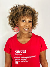 Load image into Gallery viewer, "SINGLE" Jersey Short Sleeve Tee (9 fashion colors)