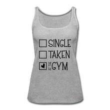 Load image into Gallery viewer, "At the Gym" Tank (9 fashion colors) - heather gray