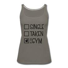Load image into Gallery viewer, "At the Gym" Tank (9 fashion colors) - asphalt gray