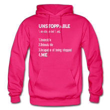 Load image into Gallery viewer, "UNSTOPPABLE" Hoodie (6 Fashion Colors) - fuchsia