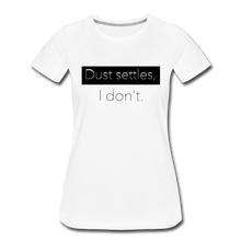 Load image into Gallery viewer, "Dust Settles" Solid Color T-Shirt - white