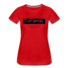 Load image into Gallery viewer, "Dust Settles" Solid Color T-Shirt - red