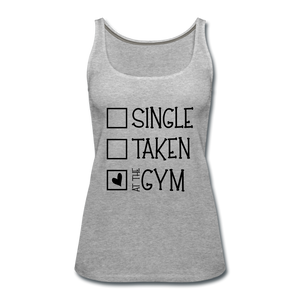 "At the Gym" Tank (9 fashion colors) - heather gray