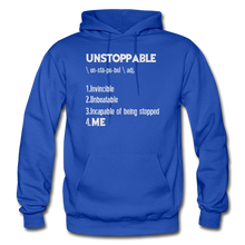 Load image into Gallery viewer, &quot;UNSTOPPABLE&quot; Hoodie (6 Fashion Colors) - royal blue