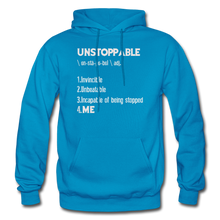 Load image into Gallery viewer, &quot;UNSTOPPABLE&quot; Hoodie (6 Fashion Colors) - turquoise