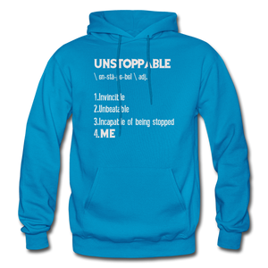 "UNSTOPPABLE" Hoodie (6 Fashion Colors) - turquoise