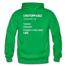 Load image into Gallery viewer, &quot;UNSTOPPABLE&quot; Hoodie (6 Fashion Colors) - kelly green