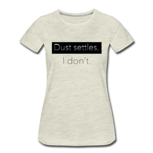 "Dust Settles" Solid Color T-Shirt - heather oatmeal