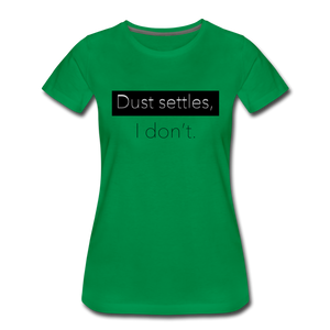 "Dust Settles" Solid Color T-Shirt - kelly green